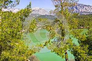 The spectacular Doyran pond is in Konyaalti town of Antalya.