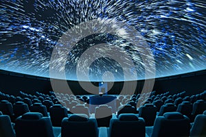 A spectacular fulldome digital projection at the planetarium