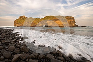 The spectacular Hole In The Wall near Coffee Bay in the Transkei Wild Coast Eastern Cape - South Africa photo