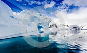 Spectacular ice formations in Antarctica