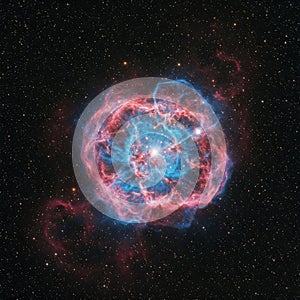 The Bubble Nebula (NGC 7635), a cosmic sphere of gas.