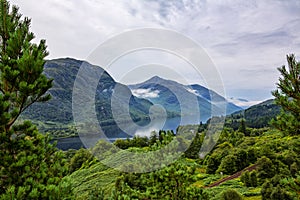 Spectacular mountain scenery of Loch Shiel