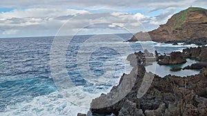 Spectacular natural swimming pools in Porto Moniz, Madeira