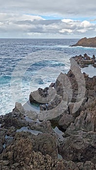 Spectacular natural swimming pools in Porto Moniz, Madeira