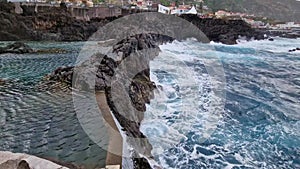 Spectacular natural swimming pools in Porto Moniz, Madeira