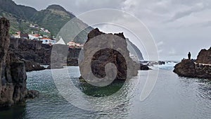 Spectacular natural swimming pools in Porto Moniz, Madeira