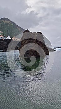 Spectacular natural swimming pools in Porto Moniz, Madeira