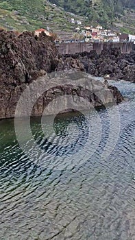 Spectacular natural swimming pools in Porto Moniz, Madeira