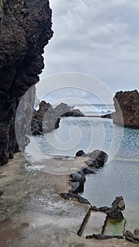 Spectacular natural swimming pools in Porto Moniz, Madeira