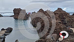 Spectacular natural swimming pools in Porto Moniz, Madeira