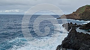 Spectacular natural swimming pools in Porto Moniz, Madeira