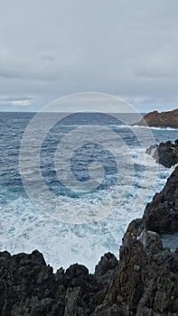 Spectacular natural swimming pools in Porto Moniz, Madeira