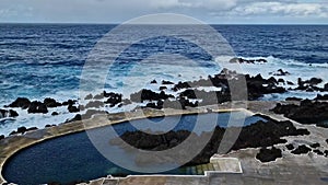 Spectacular natural swimming pools in Porto Moniz, Madeira