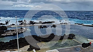 Spectacular natural swimming pools in Porto Moniz, Madeira