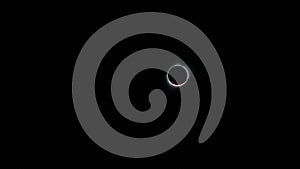 Spectacular night sky with a stunning solar eclipse