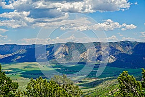 Panoramic View of Colorado Mountain Range