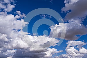 Southwest partly cloudy sky