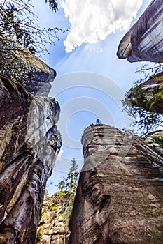 Spectacular Rocks in Rock City Ardspach, Czech Rep