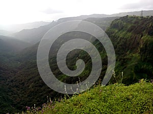 Spectacular scene of Amboli Kavalesad Vally