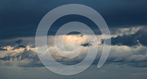 Spectacular storm sky. Natural background