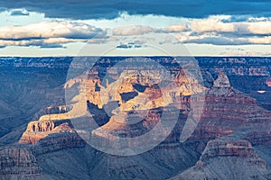 Spectacular sunset at Grand Canyon