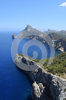 Spectacular view of Formentor on Majorca