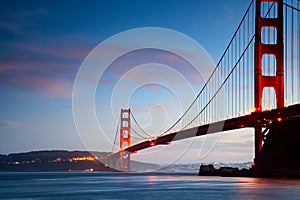 Spectacular view of the Golden Gate Bridge