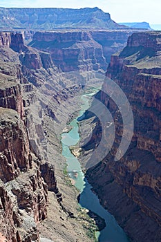 Colorado River from Toroweap Overlook in the Grand Canyon. photo