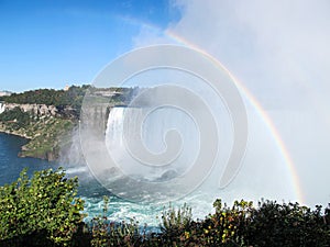 The spectacular view. Niagara Falls, Ontario, Canada.