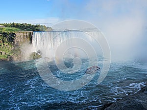 The spectacular view. Niagara Falls, Ontario, Canada.