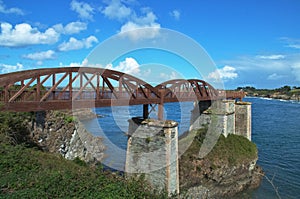 Bridge ribadeo spain photo