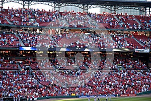Spectators Busch Stadium