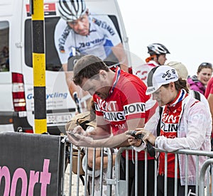 Spectators Checking Their Images - Tour de France 2013