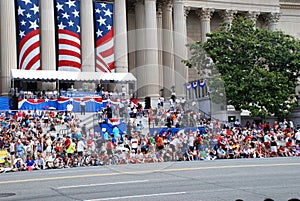 Spectators of Independence Day Parad