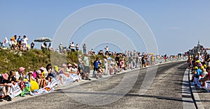 Spectators of Le Tour de France