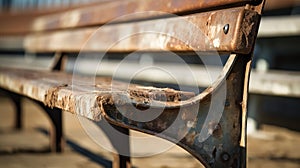 spectators stadium bench