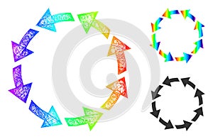 Rainbow Linear Gradient Rotate Ccw Icon