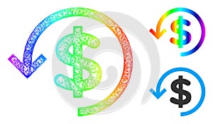 Spectral Net Mesh Gradient Refund Icon