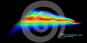 Spectral Thermographic Data Stream Visualization Background