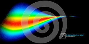 Spectral Thermographic Data Stream Visualization BG