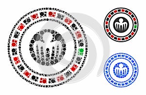 Spectre casino Composition Icon of Round Dots