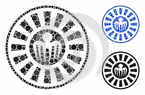 Spectre casino roulette Composition Icon of Circles