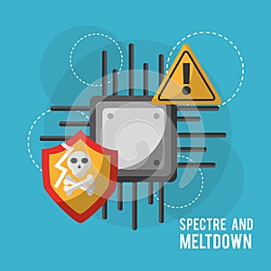 Spectre and meltdown motherboard circuit technology warning danger security