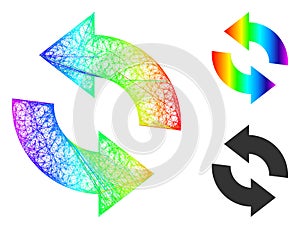 Rainbow Net Gradient Refresh Icon