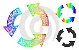 Spectral Network Gradient Recycle Icon