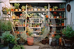 Spectrum of Gardening: Tools, Plants, and Decor in Natural Harmony