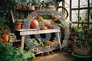 Spectrum of Gardening: Tools, Plants, and Decor in Natural Harmony