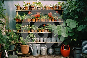 Spectrum of Gardening: Tools, Plants, and Decor in Natural Harmony