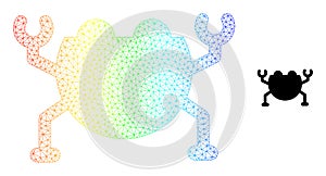 Spectrum Net Gradient Artificial Nanobot Icon