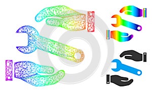 Spectrum Net Gradient Service Icon